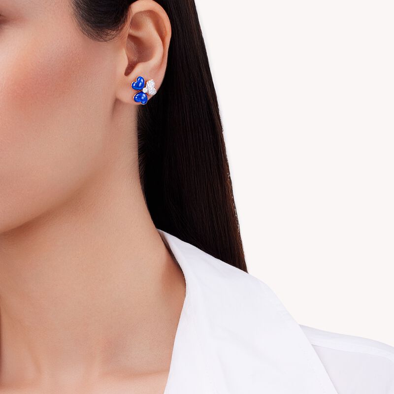 Flower of Eternity Lapis Lazuli Earrings
